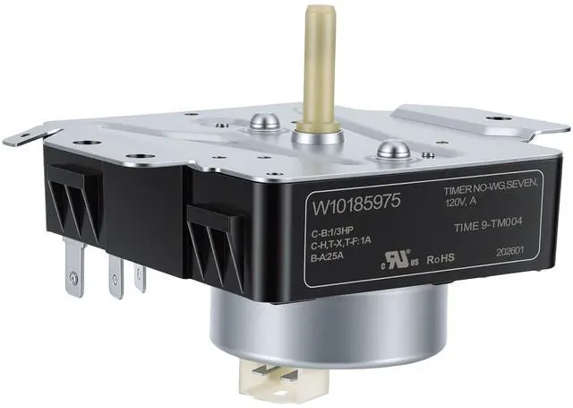 Main image of W10185975 WPW10185975 Dryer Timer Replacement, Genuine OEM Quality, Replaces 1481702, AP6016538, PS11749828, EAP11749828, 162-708-AM, 162-708-1, Fits Whirlpool Kenmore Sears Dryers