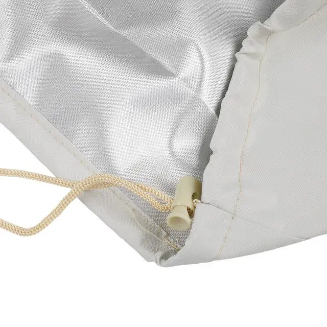 Alt view image 3 of 6 - 210D Oxford Ice Maker Cover, Waterproof Dust Resistant Shield for Portable Countertop Units, Features Adjustable Strap and Carry Handles(Meters white)