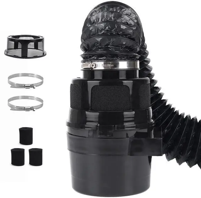 Main image of Upgraded Version - 3 IN 1 Indoor Dryer Vent Kit with Lint Trap Dryer Lint Catcher Water Filter Bucket for Electric Dryer (Black Dryer Vent Bucket with Black Hose)