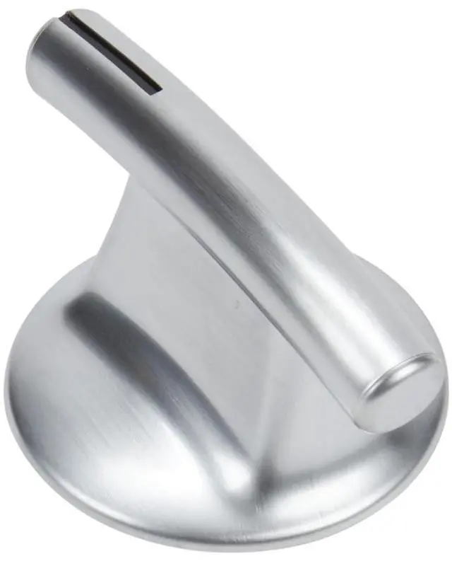Main image of Whirlpool WP7737P245-60 Genuine OEM Range Top Burner Control Knob, Chrome Replacement Part - Replaces 74007918, 7737P245-60