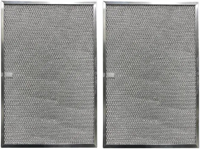 Main image of Range Hood Grease Filter BPS1FA36 99010300 Replacement 2-Pack | Broan/NuTone compatible grease filter 2-pack. 11.88" x 17.34" x 0.38". Washable aluminum mesh with pull tab