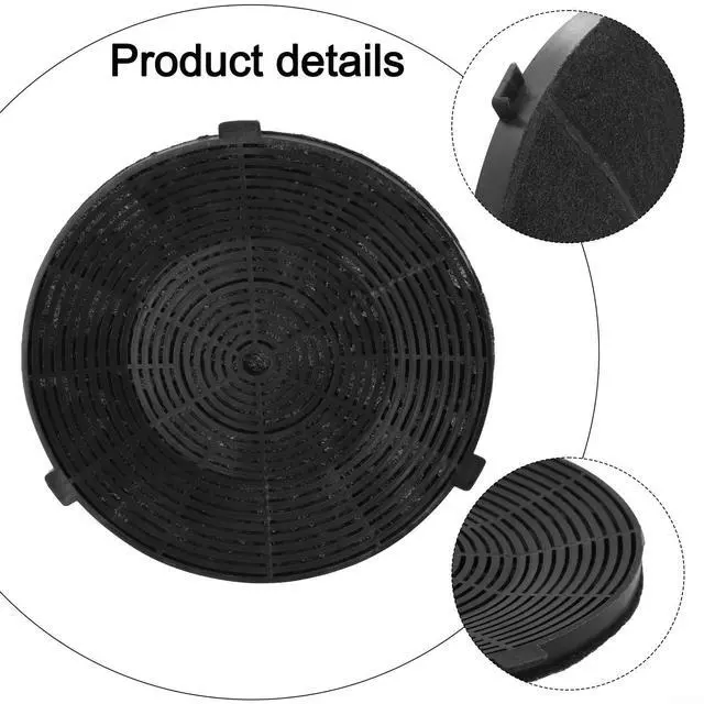 Alt view image 5 of 7 - Activated Carbon Range Hood Filter 175 X 175 X 10 Mm Kitchen Absorbing Replacement Part