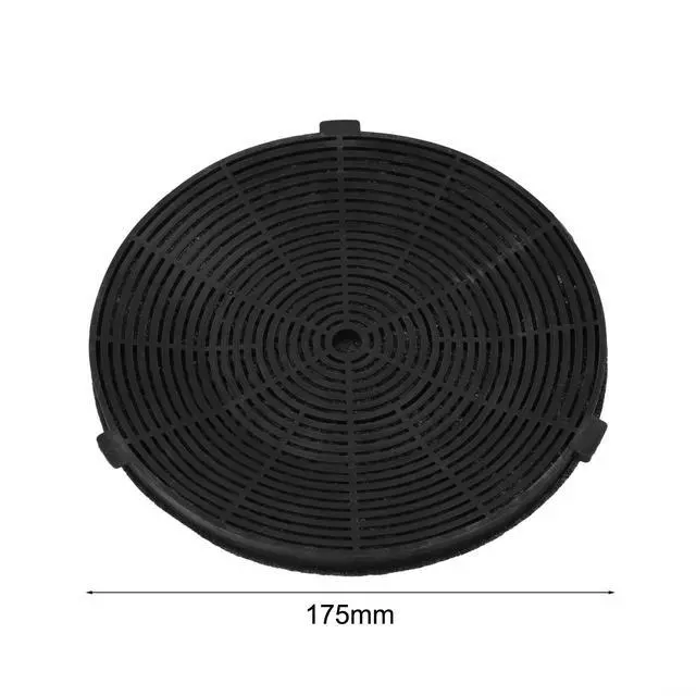 Alt view image 2 of 7 - Activated Carbon Range Hood Filter 175 X 175 X 10 Mm Kitchen Absorbing Replacement Part