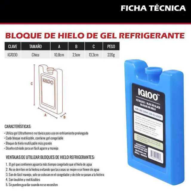 Alt view image 6 of 7 - ICE FREEZER BLOCK SMALL