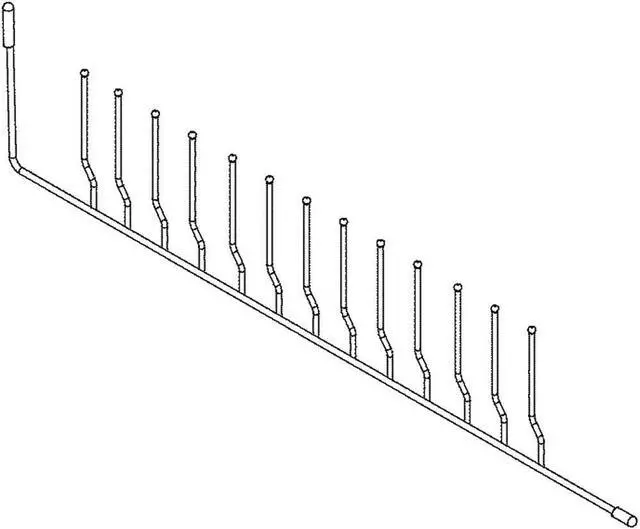 Main image of WD28X20164 Dishwasher Lower Rack Tines