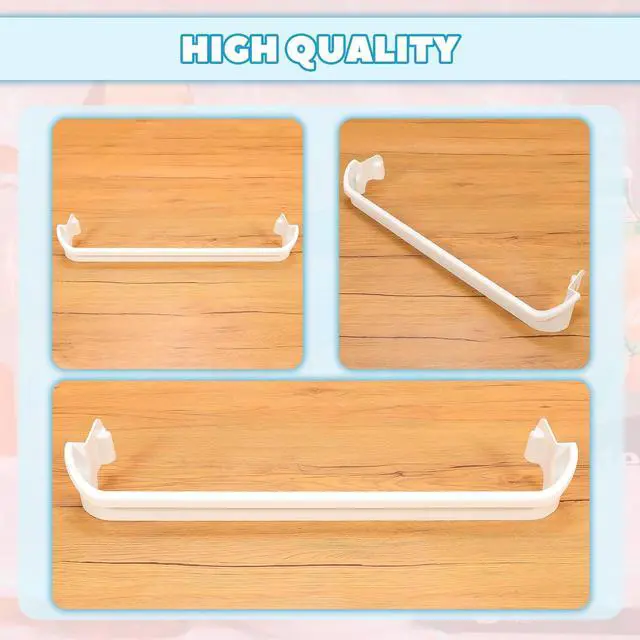 Alt view image 3 of 7 - 240535101 AP3214801 Replacement Door Bar Rack Compatible with Frigidaire Gibson Kelvinator Westinghouse Refrigerator Door Shelf Top and Bottom Replace for PS735091 AH735091 EA735091