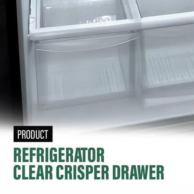 Alt view image 5 of 7 - 1pc Crisper Drawer Pan Clear | Compatible with Frigidaire Refrigerator Kenmore Crosley Westinghouse 240337103, PS429854 Crisper Bin Replacement