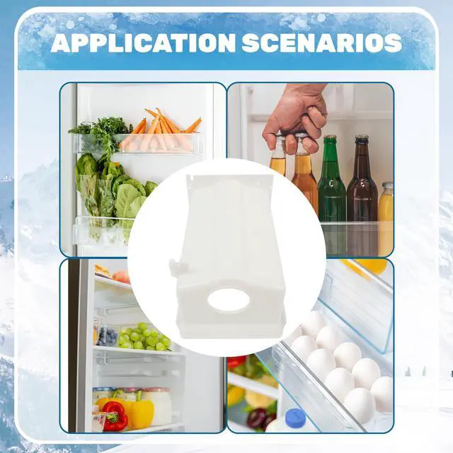 Alt view image 3 of 7 - W10850492 Refrigerator Ice Bucket Container Compatible with Amana Kenmore Maytag Whirlpool Refrigerator Replacement for W10138193 W10670844 AP5989704 PS11731153 White ABS Plastic