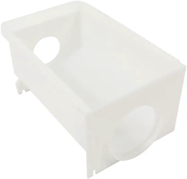Main image of W10850492 Refrigerator Ice Bucket Container Compatible with Amana Kenmore Maytag Whirlpool Refrigerator Replacement for W10138193 W10670844 AP5989704 PS11731153 White ABS Plastic