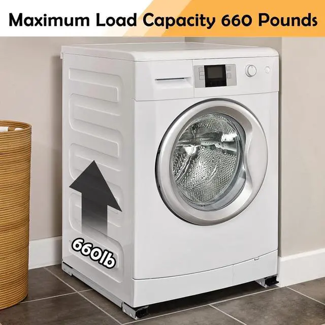 Alt view image 5 of 6 - 6 PCS Extendable Furniture Appliances Rollers, Mover Tools for Moving, Grey | 24 Roller & Brake Equipment for Heavy Washing Machine Refrigerator for Mobile Wheels Strong Base Stand Hold Up to 660 lb
