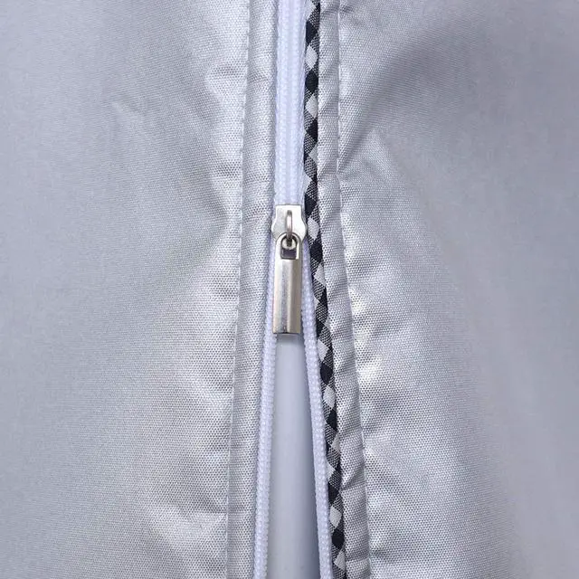 Alt view image 6 of 6 - 2 Pack Washing Machine Cover,Waterproof Dustproof Washing Cover with Zipper,Fit for Outside Top or Front Load Washer/Dryer,27"W x 26"D x 43"H-Sliver