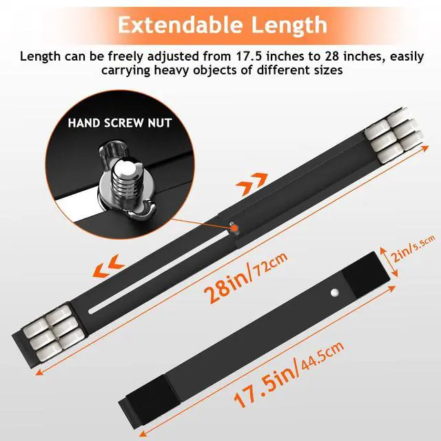 Alt view image 3 of 7 - Furniture Washing Machine Dolly Extendable Appliance Rollers, Black | Heavy duty stand wheels for washing machine, refrigerator. Low profile mover dolly for washer and dryer, fridge & appliances
