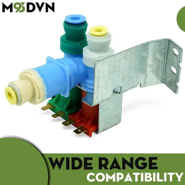 Alt view image 4 of 6 - Water Inlet Valve Replacement For Kenmore 106.52582202 106.51109110 106.58422700 106.58966700 106.56586500 106.56589500 106.73206300 106.55612400 106.51123211 106.58142800 106.57372700 Refrigerator