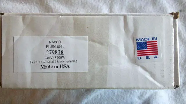 Main image of Series 70 80 Dryer Heater Element 3398064 same as 279838