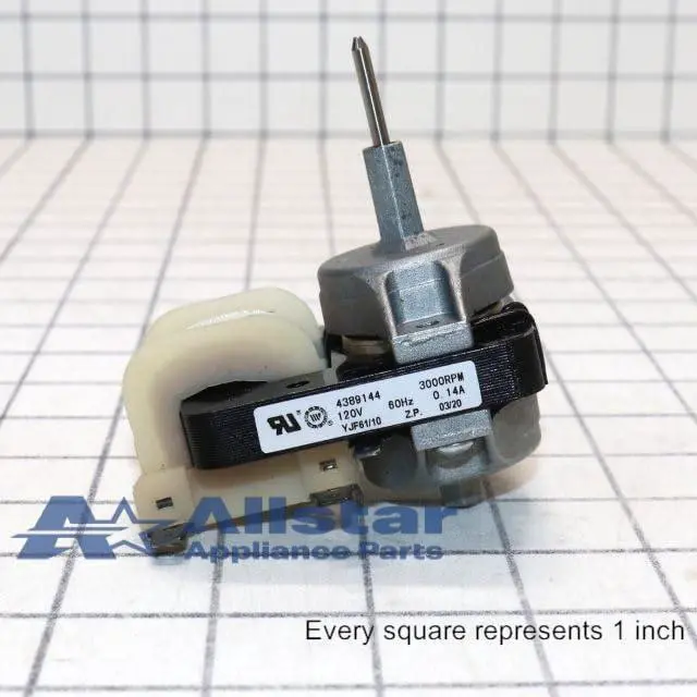 Alt view image 4 of 6 - 4389144 CM Replacement Refrigerator Evaporator Fan Motor