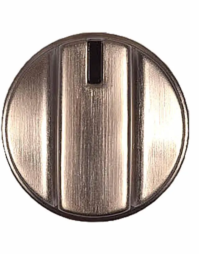 Main image of GE WB03X29315 Range Surface Burner Knob (Stainless Steel)