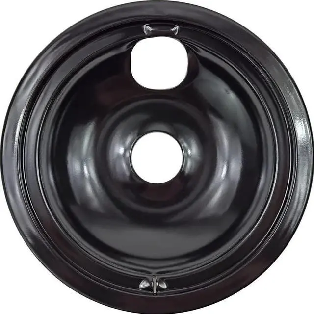 Main image of W10290350 Porcelain 8" Drip Pan Replaces WPW10290350, AP6018808, PS11752111