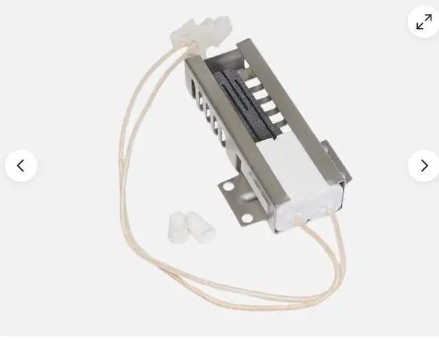 Main image of Exact replacement gas furnace flat igniter for Electrolux Frigidaire models JGBP79MEF2BC JGBS09PEF1WW JGBS10BEH3BB JGBS10WEF1WW JGBS20WEA3WW JGBS20WEA5WW JGBS20WEH1WW JGBS22BEA2CT JGBS22BEW3WH