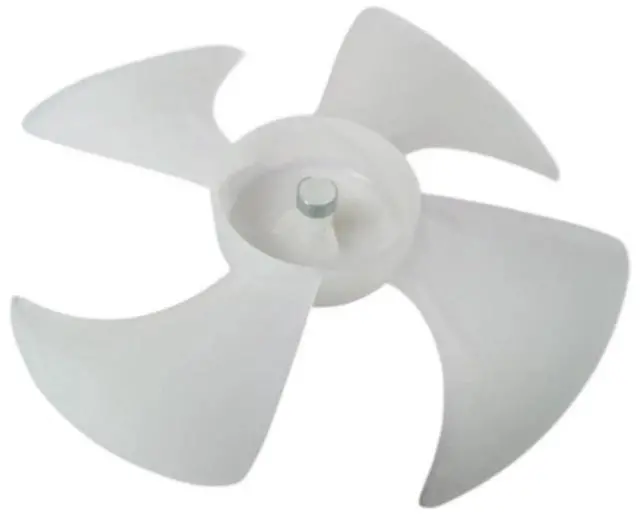 Main image of WR60X10207CM Refrigerator Condenser Fan Blade For GE Refrigerator | 6-1/8" Diameter, Fridge Fan Blade Replacement for numbers WR60X10207 AP3868990 1170123 AH1022410 EA1022410 PS1022410