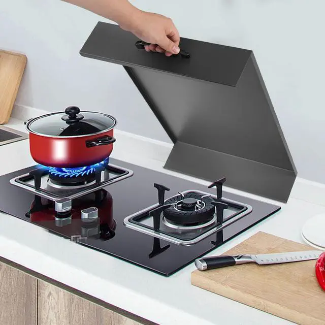 Alt view image 2 of 7 - Steel Stove Top Cover (L 21.26" x W 14.57" x H 3.54"), Large Noodle Board Stove Covers Range Burner Cover with Handle for Gas/Electric Stove, Expanding Kitchen Space (Grey)