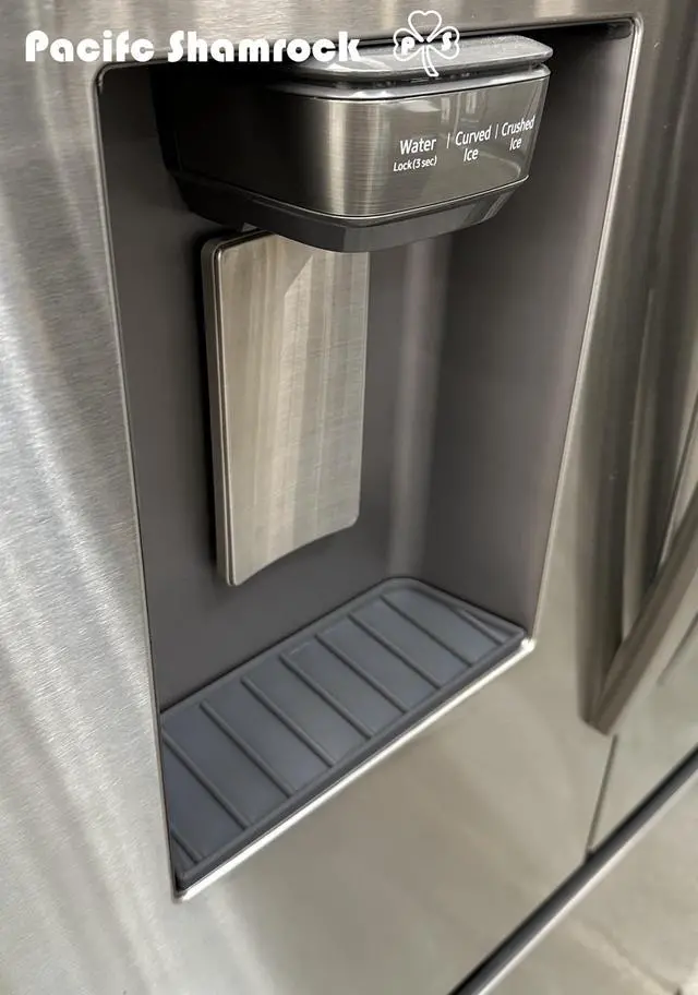 Alt view image 2 of 6 - Refrigerator Drip Catcher Trays for Samsung Refrigerators, Exact Fit, Select Models (Slate Grey, 3")