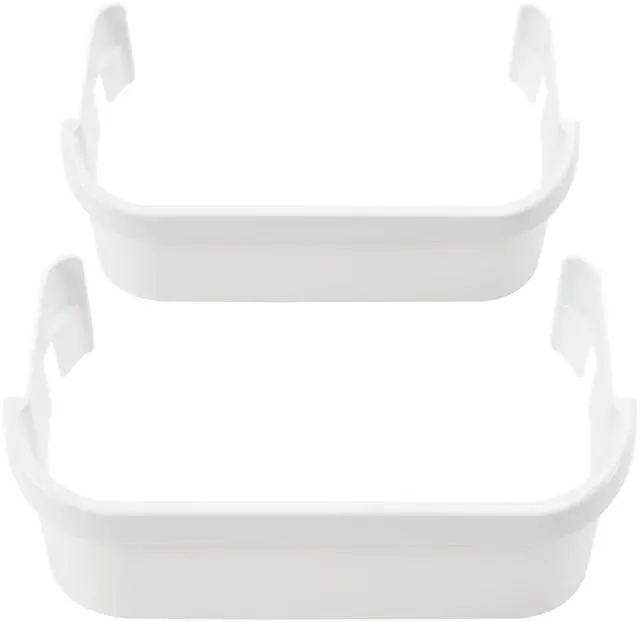 Main image of 240351601 Refrigerator Door Shelf Bin Compatible with Frigidaire Freezer AP2115974 PS430027 891154 AH430027 EA430027 Refrigerator Gallon Door Bin Shelf Replacement Only White 2Pcs