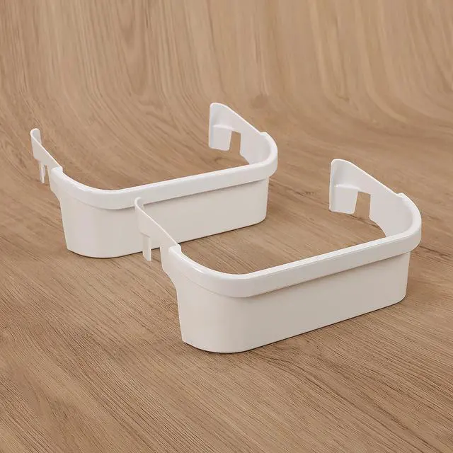 Alt view image 3 of 7 - 240351601 Refrigerator Door Shelf Bin Compatible with Frigidaire Freezer AP2115974 PS430027 891154 AH430027 EA430027 Refrigerator Gallon Door Bin Shelf Replacement Only White 2Pcs