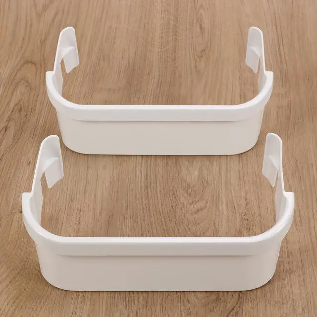 Alt view image 4 of 7 - 240351601 Refrigerator Door Shelf Bin Compatible with Frigidaire Freezer AP2115974 PS430027 891154 AH430027 EA430027 Refrigerator Gallon Door Bin Shelf Replacement Only White 2Pcs