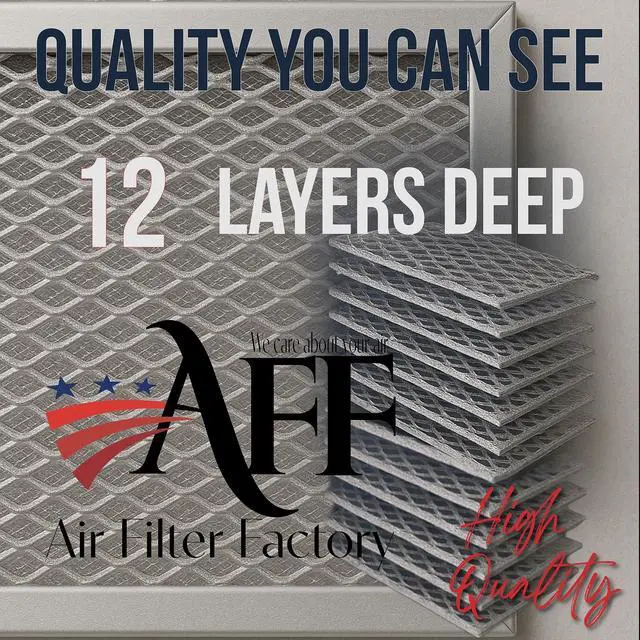 Alt view image 5 of 6 - 6-1/2 x 12-1/4 x 3/32 Inches Range Hood Aluminum Grease Filters 2-Pack