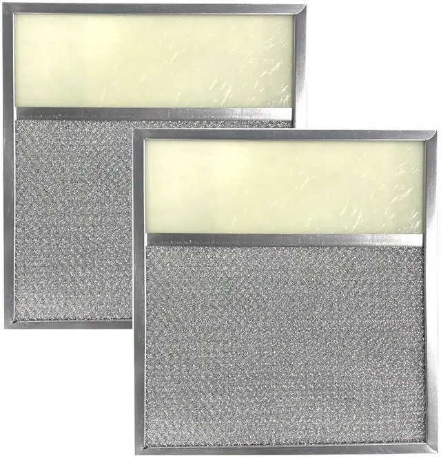 Main image of 10 x 13-1/2 x 5/16 Inches Range Hood Aluminum Lens Grease Filters 2-Pack