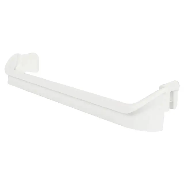 Alt view image 5 of 6 - 240535101 White Bottom Door Rack - for Frigidaire Refrigerator Door shelves - Fridge door condiments beverages organizer - Refrigerator door bin replacement - Fridge plastic shelves bin - W 21-1/2 in