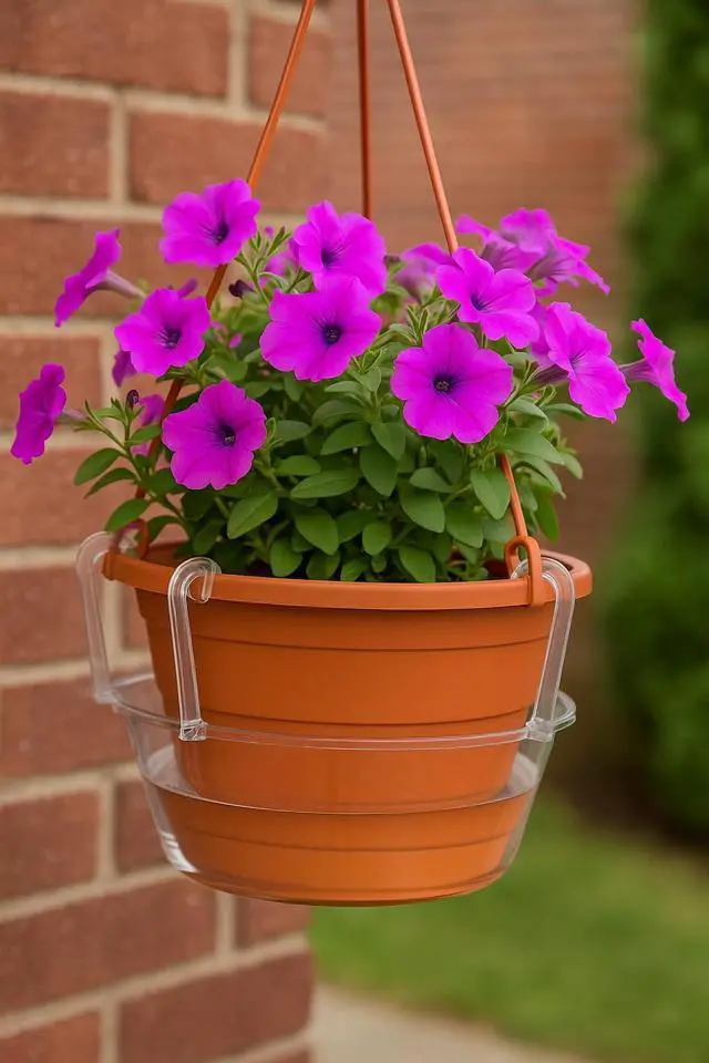 Alt view image 4 of 6 - Hanging Basket Drip Pan, Clear, 12 Inch