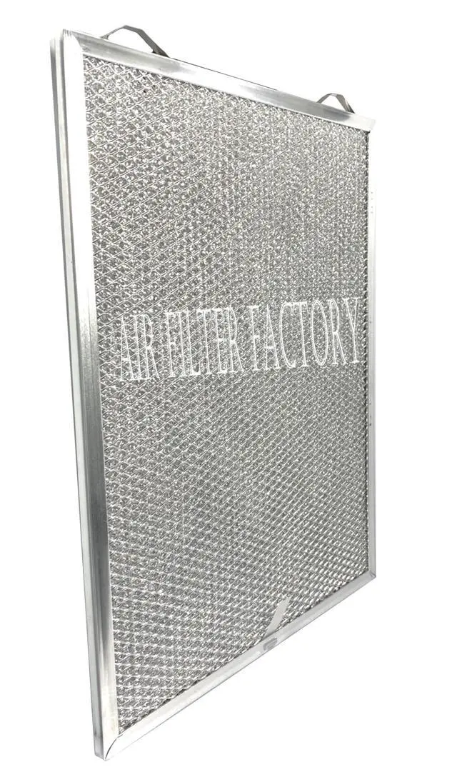 Alt view image 2 of 6 - 11-7/8 X 15-3/16 X 3/8 Inches Range Hood Aluminum Mesh Grease Stove Vent Filter 2-Pack