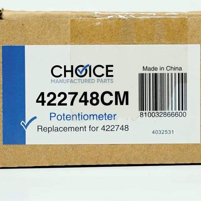 Alt view image 3 of 3 - Choice Parts 422748 for Bosch Range Potentiometer 422748CM
