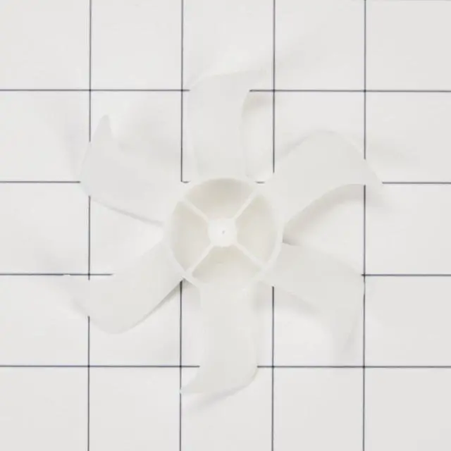 Alt view image 3 of 4 - Whirlpool WP2163777 OEM Top Freezer Refrigerator Evaporator Fan Blade, White
