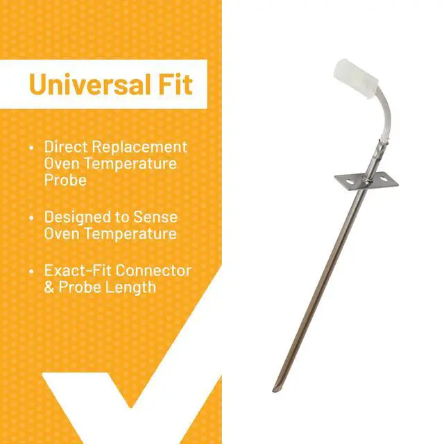 Alt view image 3 of 7 - 316490000 Oven Temperature Sensor Probe Compatible with Frigidaire, Compatible with Kenmore and Electrolux Ranges, Replaces AP3963654 PS1528542