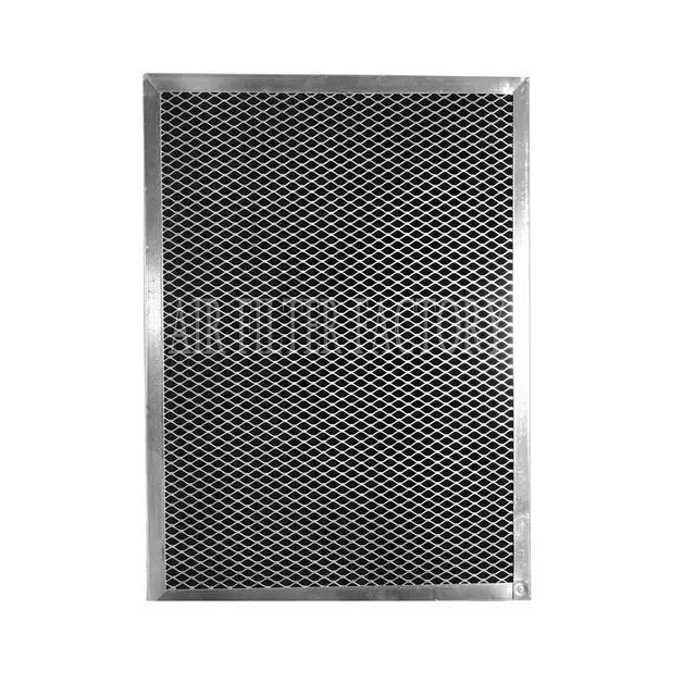 Alt view image 2 of 6 - 10-13/16 x 16-1/4 x 3/32 Inches Range Hood Charcoal Carbon Grease Vent Hood Filter 2-Pack