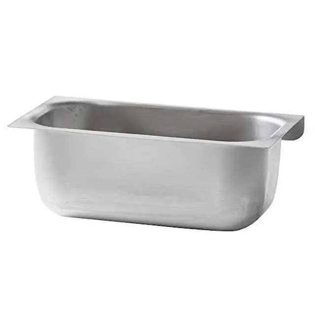 Alt view image 3 of 3 - Grease Cup Holder | Removable Hood Grease Catcher for Commercial Kitchens | Stainless Steel Hood Accessories for Restaurants | 2.5 Deep Drip Pan