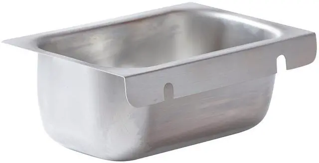 Main image of Grease Cup Holder | Removable Hood Grease Catcher for Commercial Kitchens | Stainless Steel Hood Accessories for Restaurants | 2.5 Deep Drip Pan