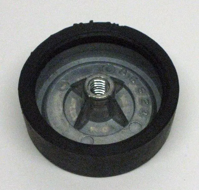 Alt view image 2 of 2 - Whirlpool, Kenmore/Sears Washer Timer Knob Replacement New (Black with a Chrome Center)
