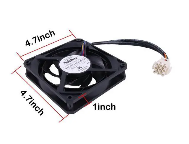 Alt view image 6 of 7 - WR60X10358 WR60X10339 for GE Condenser Fan Motor | Condenser Fan Motor, Do Not Damage Your Fridge, Compatible Only with Specific Models