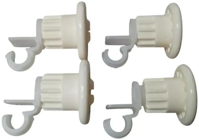 Main image of DW10327 Dishwasher Upper Rack Roller Kit 4 Per Package for GE replaces AP4980629 PS3486910 1811003 WD12X10327 WD12X10336 WD12X330 WD12X356 WD12X357 WD12X383 WD12X385