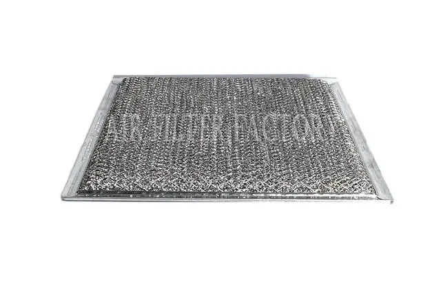 Alt view image 3 of 6 - Range Hood Combo Filter WB02X10700 2-Pack | GE Compatible WB02X10700 Combo Filter 2-Pack. Exact 9"x10.5"x0.09" basket shape. Disposable charcoal & aluminum. Do not wash