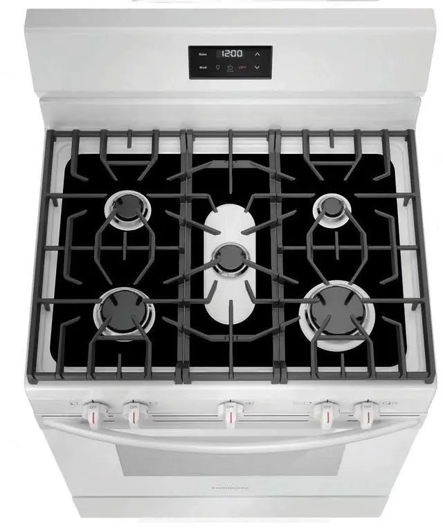 Main image of Premium Plus Stove Protectors for Frigidaire Gas Stove Model FCRG3052BSB, Custom Cut, Easy to Clean Stove Liner, Made in the USA
