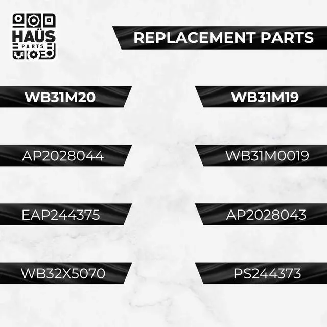 Alt view image 7 of 7 - WB31M20 WB31M19 Porcelain Drip Pans for GE Hotpoint Electric Stove Black Burner Drip Pans Set of 4 Replaces WB31M0020 WB31M0019 AP2028044 Fit Models JHP63GN1, JHP63GN2, JHP63GN3AD/WH
