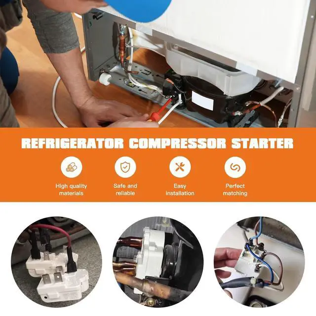 Alt view image 6 of 7 - Performance 4Pin Refrigerator Overload Protector PTC Starter Relay Fit for Siemens, Fit for Hotpoint, ZHB28-120P15 ZHB69-135P4.7 ZHB60-120P4.7 ZHB88-125P4.7 ZHB60-120P15, Fit for Samsung