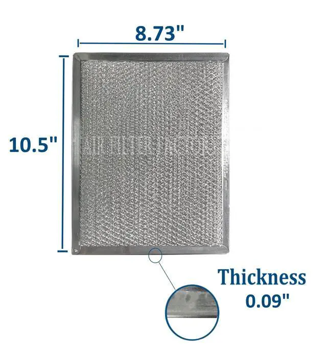 Alt view image 2 of 6 - Grease Filter S99010121 Replacement For Broan Aluminum Mesh Grease Filter 2-Pack