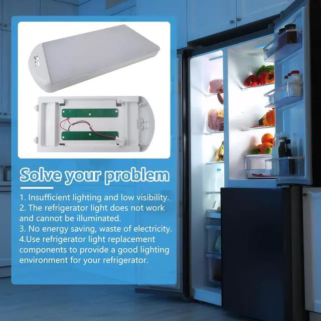 Alt view image 3 of 7 - New W11527432 Refrigerator Light Assy Module Replacement Fits for Whirlpool Refrigerator WRX735SDHZ06, Replace for W11387579/ W11333374/ W11042554Easy to Install (Green)