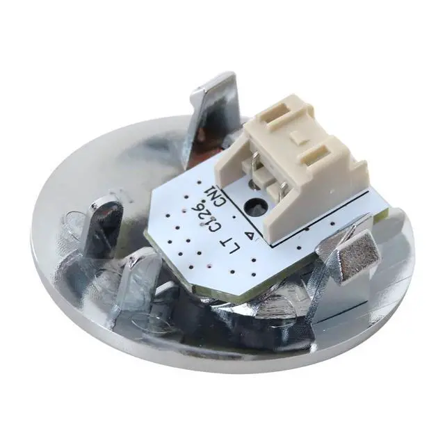 Alt view image 2 of 7 - LED Refrigerator Light Bulb & Cover Assembly Fit for GE WR55X11132, WR55X25754, 3033142, PS4704284 Compatible with PFE28RSHFSS, PWE23KELBDS, PWE23KELCDS, PWE23KELDDS, PWE23KELEDS, PWE23KELFDS(1 Pack)