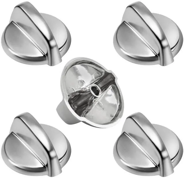 Main image of 5 Pack WB03T10284 Burner Control Knobs Compatible with GE Range/Stove/Oven Replaces 1373043 AP4346312 AH2321076 EAP2321076